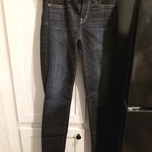 American Eagle 00 dark blue super skinny jeans